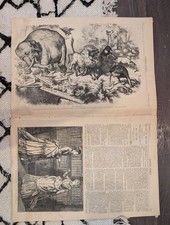 1874 FIRST Republican Elephant by Nast, Winslow Homer, Emigrants — Nov 7 picture