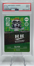 2015 NINTENDO AMIIBO ANIMAL CROSSING #003 DJ KK PSA 9 MINT picture