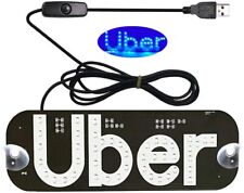 Led Light Signs for Car Blue Bumper Stickers Car Light Sign Decal for Windshield picture