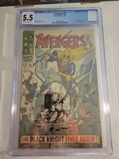 Avengers #48 CGC 5.5 OWW Pages 1st Appearance Black Knight Marvel 1968 picture