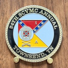24th SCVMC Annual Townsend TN Gen John C Vaughn Challenge Coin  W#9 picture