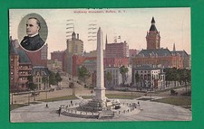 NEW YORK –  BUFFALO, MCKINLEY MONUMENT POSTCARD 2487 picture