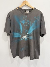 Vintage Taz Looney Tunes Tee Shirt Sun Faded Thrashed picture