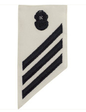 Vanguard NAVY E-3 COMBO RATE: NAVY DIVER ON WHITE DRESS UNIFORM picture