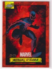 2024 Topps Chrome Sapphire Edition Marvel #14 Miguel O'Hara Orange Sapphire /25 picture