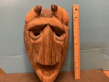 Vintage Native American hand carved Cherokee mask picture
