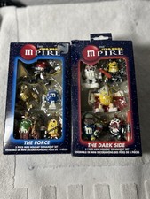 Star Wars + M&M's Mini Holiday Ornament Set - The Dark Side | The Force Lot of 2 picture