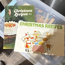 Consumers Power Christmas Recipes Booklets 1970 & 1972 Original Paper picture