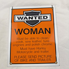 VTG Harley Davidson Motorcycles Sign Gas Pump Porcelain Sign 10