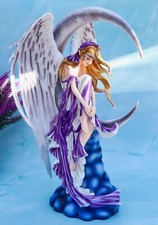 Large Celestial Crescent Moon Dreamer Fairy Statue 12
