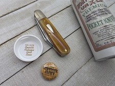 Great Eastern Cutlery #78 Northfield Barlow 781224 Smooth Autumn Gold Bone GEC  picture