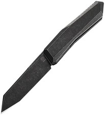Poikilo Blade Prism Large Linerlock Black Folding Knife picture
