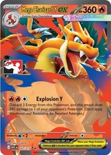 Pokemon Mega Charizard Y ex 022/217 Holo Double Rare Prize Pack Series Cards NM picture