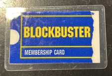 Vintage 1997 Blockbuster Video Card Membership Film Nostalgia  picture