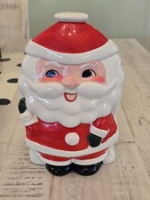 Rare JAPAN Large SANTA Planter Christmas Candy Cane Holder Holt Howard Norcrest picture