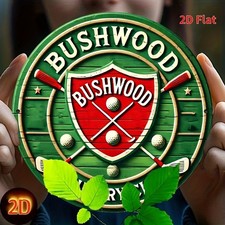 Bushwood Country Club Vintage Tin Metal Signs Home Décor Wall Art Reusable 8x8 picture