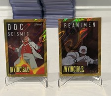 2025 Keepsake Invincible Lot of 2 VILLAIN Gold Lava /33 Reanimen Doc Seismic SSP picture