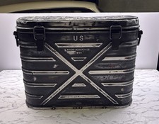Vintage U.S. Military 1979 Knapp- Monarch Metal Insulated Food Storage Cooler picture