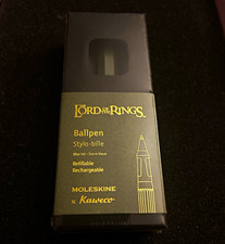 Moleskine x Kaweco Lord of the Rings Refillable Ballpoint Pen Blue Ink Gold picture