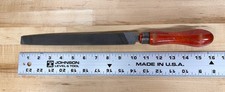 Vintage Simonds NUCUT File USA - No 4 Wooden Disston Handel, 16