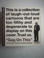 Gag On This: Cartoons By Charles Rodrigues Hardcover Book Rare picture