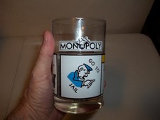 Vintage Monopoly “In Jail” Drinking Glass 1985 Arby's Good Condition NICE L@@K picture