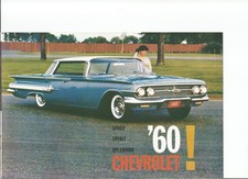 1960 Chevrolet Impala, Bel Air, Biscayne, Nomad, Brookwood sales brochure picture