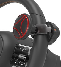 Steering Wheel Knob Spinner Suicide Grip Tool-Free Metal Bearing Red Universal picture