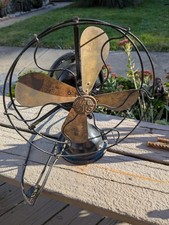🔥Antique Vintage Electric 1920’s GE 9” Oscillating Fan Brass NICE ORIGINAL picture