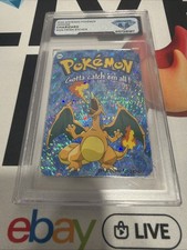 2000 Pokemon Charizard #006 Prism sticker - Holo Vending Sticker DSG 8.5 picture