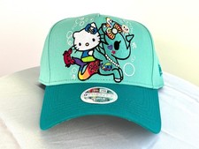 Rare Tokidoki x Hello Kitty Aquamarina Mermicorno New Era Teal Hat Cap HTF picture