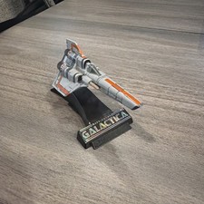 Battlestar Galactica Spaceship Miniature Model Replica w/ Display Stand picture