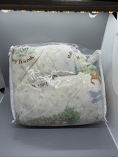 NOS CLASSIC Winnie Pooh twin Sheet Set Friendship 100% cotton Vintage Disney picture