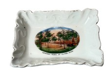 CENTRAL PARK - ST CLOUD MN MINNESOTA  Souvenir ANTIQUE TRINKET CHINA DISH picture