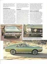 1968 1969 1970 AMC AMX BUYERS GUIDE 6 pg Article picture