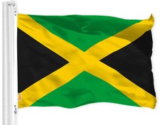 Jamaica Jamaican Flag 3x5 FT Printed 150D Polyester By G128 picture