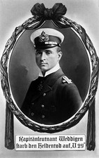 Otto WEDDIGEN 15.09.1882 naval officer U boat commander lieutenant- Old Photo picture