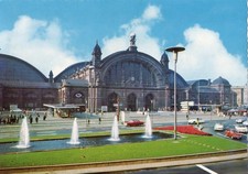 AK, FRANKFURT, MAIN STATION, FORECOURT BUSY picture