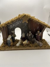 Vintage Nativity Scene Christmas Religious Brand New picture
