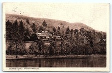 Postcard 1909 postcard: Brantwood House, Coniston. picture