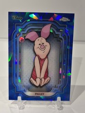 Piglet 2024 Topps Chrome Disney Sapphire #127 WINNIE THE POOH 1st Edition SP picture