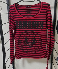 Hysteric Glamour Y2K Ramons Stripe Long Sleeve Red Black M Vintage picture