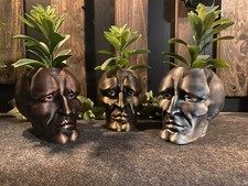 Vintage style Handsome Squidward  Flower Pot Planter Pencil Cup picture