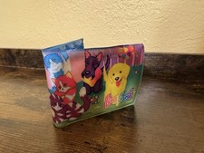 Vintage Lisa Frank Wallet Dogs Cats Puppies Kittens Vinyl Bifold 90s Rare picture