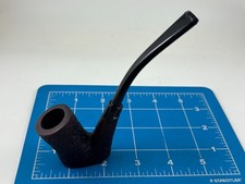 Judd's New UNSMOKED Calabresi Rustic Bent Briar Sitter Pipe w/Removable Bowl picture