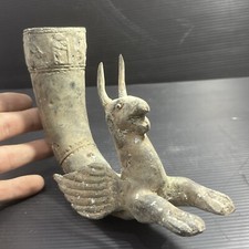 Circa 500BC Ancient Near Eastern Bronze Mythical Creature Rhyton Very Rare picture