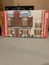 LOT OF  8 VINTAGE 1982 NESTLE COOKIE BOX GIFT HOUSES NEW OLD STOCK picture