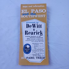 Maps and Information El Paso and the Southwest presented by DeWitt & Rearick Inc picture