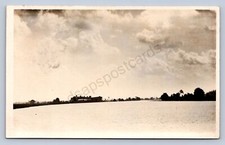 K7/ Fredonia New York RPPC Postcard c1910 Farm Scene Barn Lake 278 picture