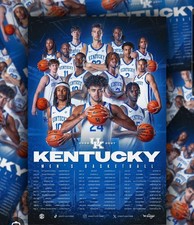 University of Kentucky Wildcats 2026-27 Men's Basketball Schedule Poster UK #BBN picture